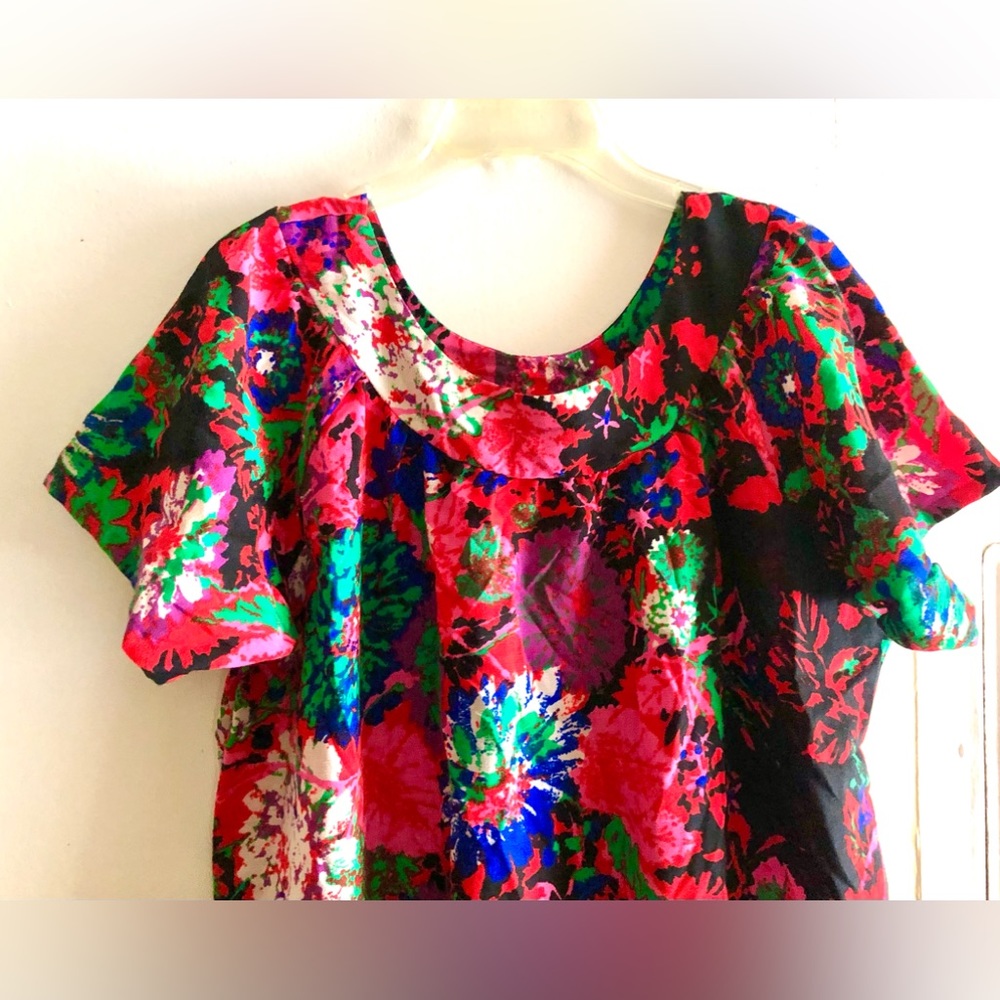 Beautiful Rare Find Vintage Original 60’ Lane Bryant Tall Shop Muu Muu - Picture 2 of 6
